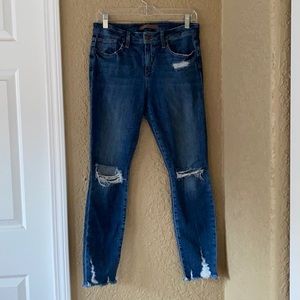Joe’s Jeans skinny ankle distressed